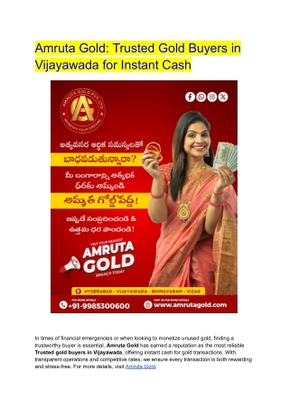 Amruta Gold_ Trusted Gold Buyers in Vijayawada for Instant Cash (2)