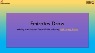 Emirates Draw PPT 47