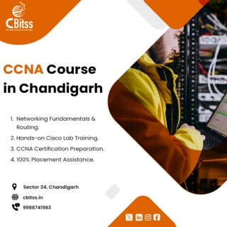 CCNA Course in Chandigarh | Get Certified & Level Up Your Career!