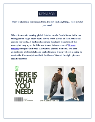 Want to style like Korean trend but not finding anything... here is what you need!