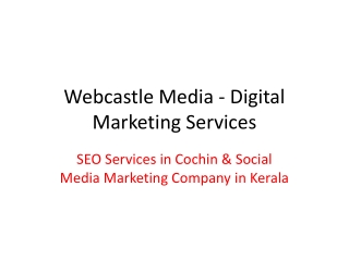 SEO Services in Cochin & Social Media Marketing Company in Kerala