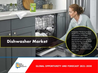 Dishwasher Market Analysis, 2021-2030