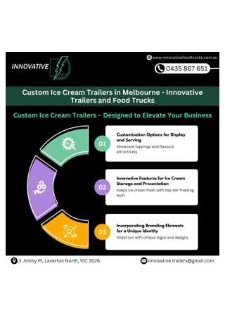 Custom Ice Cream Trailers in Melbourne