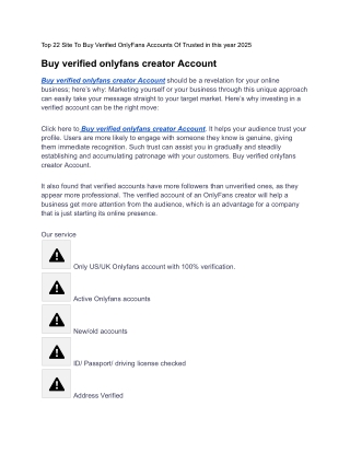 Are there alternatives to buying a verified OnlyFans creator account?