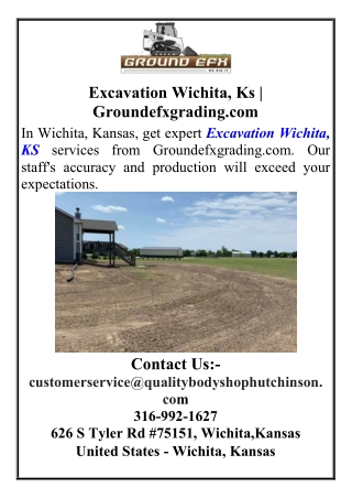 Excavation Wichita, Ks Groundefxgrading.com