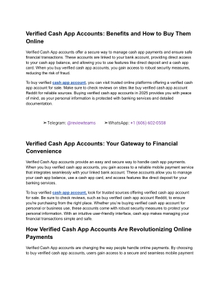 Verified Cash App Accounts_ Benefits and How to Buy Them Online