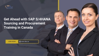 Get Ahead with SAP S4HANA Sourcing and Procurement Training in Canada