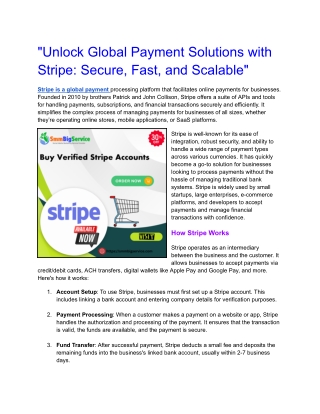 _Unlock Global Payment Solutions with Stripe_ Secure, Fast, and Scalable_