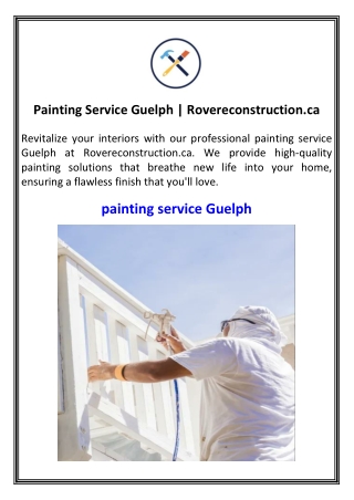 Painting Service Guelph Rovereconstruction.ca