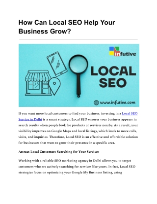 Local SEO Company in Delhi