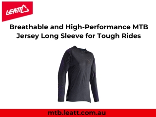 Breathable and High-Performance MTB Jersey Long Sleeve for Tough Rides