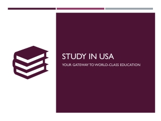 Study in USA