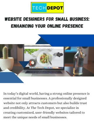 Professional Website Designers for Small Business Growth