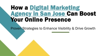 Digital Marketing Agency in San Jose