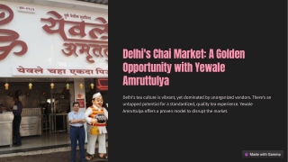 Delhi’s Chai Boom: Partner with Yewale Amruttulya Franchise