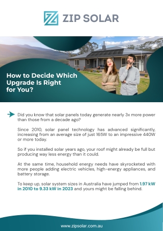 Upgrade Solar System for Better Efficiency and Triple Your Power
