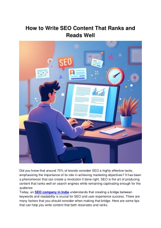 Explained: How SEO Optimized Content Written Ranks Well and Reads Well