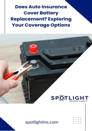 Auto Insurance Cover Battery Replacement