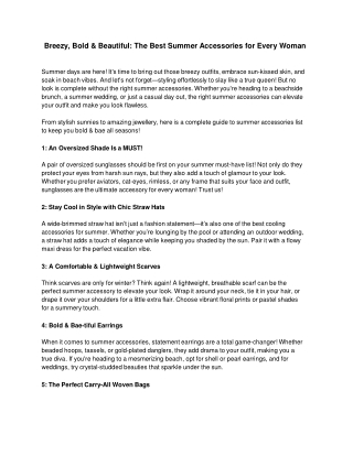 Breezy, Bold & Beautiful_ The Best Summer Accessories for Every Woman (1)