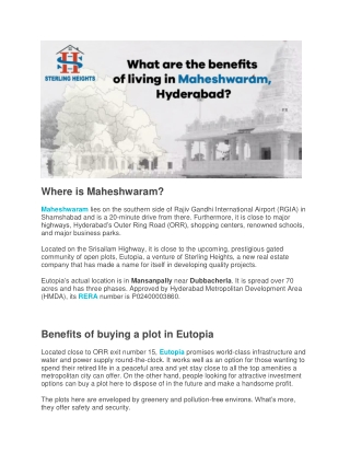 opn plots in hyderabad