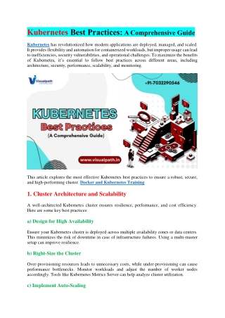 The Docker and Kubernetes Online Training - Docker and Kubernetes Course