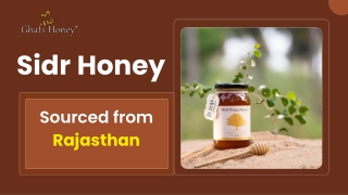 Rare and Nutrient Rich Sidr Honey