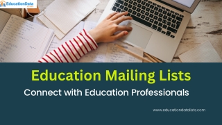 Education Mailing Lists-Connect with Education Professionals