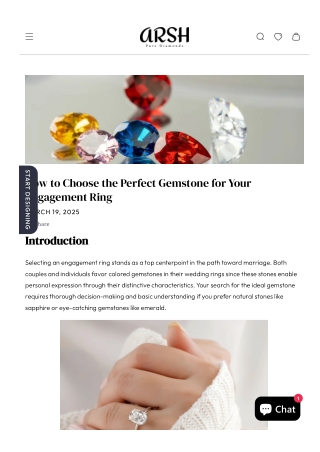 How to Choose the Perfect Gemstone for Your Engagement Ring