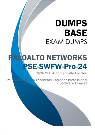 Right PSE-SWFW-Pro-24 Dumps (V8.02) - Valid Study Materials for Exam Preparation