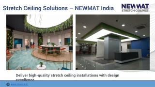 Premium Stretch Ceiling Services | Modern & Stylish Ceilings
