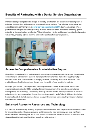 The Importance of Clear Terms in a Dental Contract