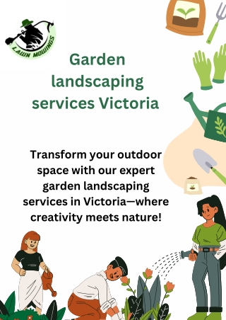 Garden landscaping services Victoria