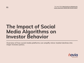 Impact of Social Media Alogrithms on Investor Behaviour