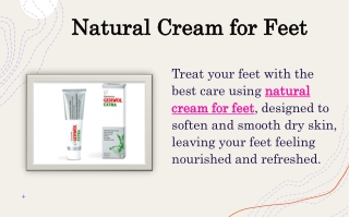Natural Cream for Feet