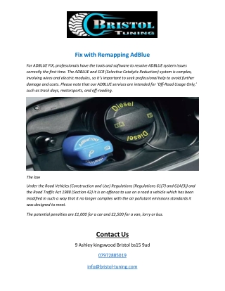 DPF filter cleaning near Bristol