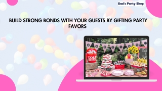 Buy Party Favors | Party Goodies Shop
