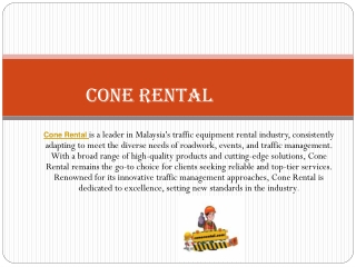 Cone Rental