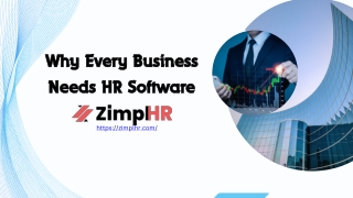 Why Every Business Needs HR Software
