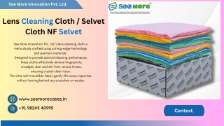 Lens Cleaning Cloth / Selvet Cloth (NF Selvet)