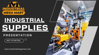 High-Quality Industrial Supplies for Efficiency