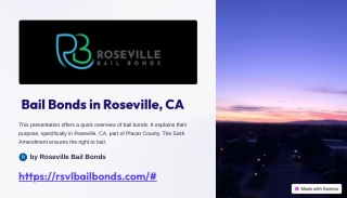 Bail Bonds Roseville