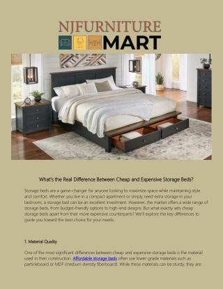 What's the real difference between cheap and expensive storage beds?