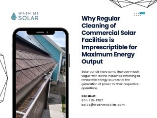 Commercial Solar Cleaning