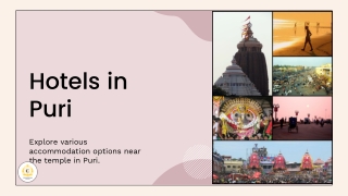 Best Hotels Near Puri Temple for a Comfortable Stay