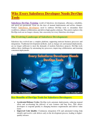 Salesforce DevOps Certification - Salesforce DevOps Course