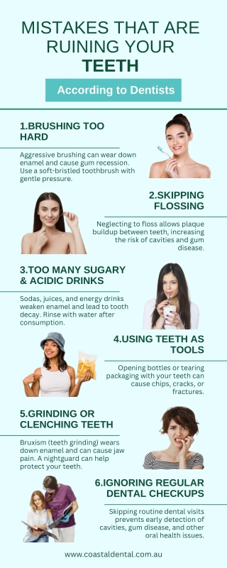 Mistakes That Are Ruining Your Teeth