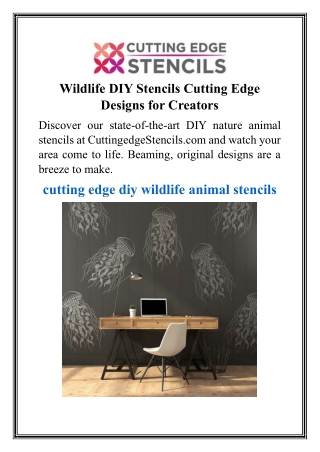 Wildlife DIY Stencils Cutting Edge Designs for Creators