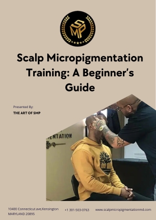 Scalp Micropigmentation Training A Beginner’s Guide