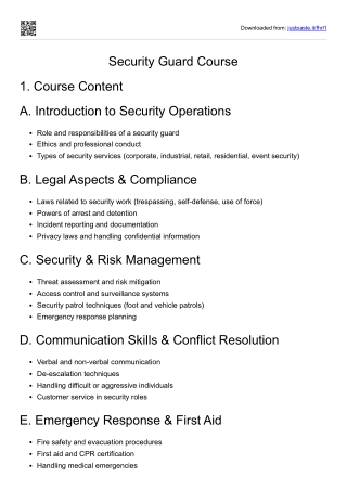 Security Guard Course-5