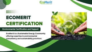 EcoMerit Certification